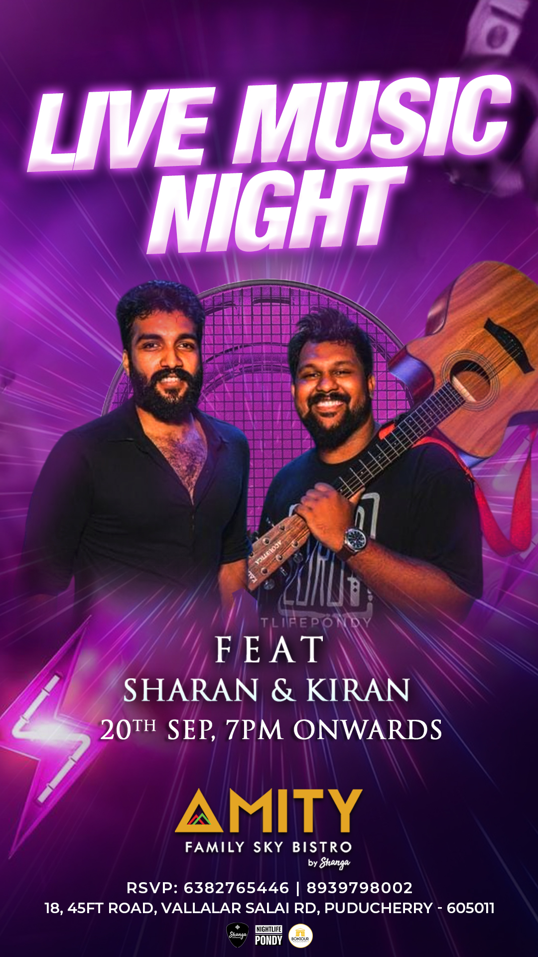 Live Music Night - Amity Sky Bistro