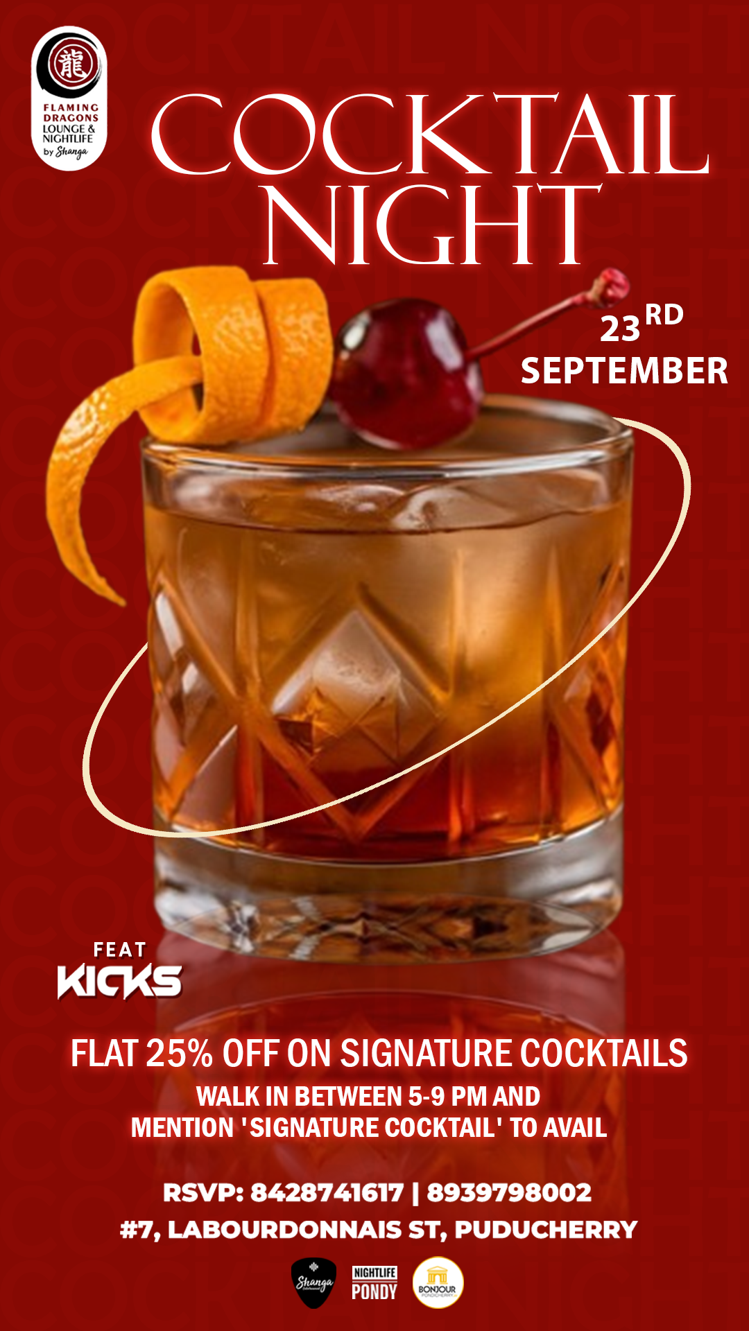 Experience the Ultimate Cocktail Night - Flaming Dragons