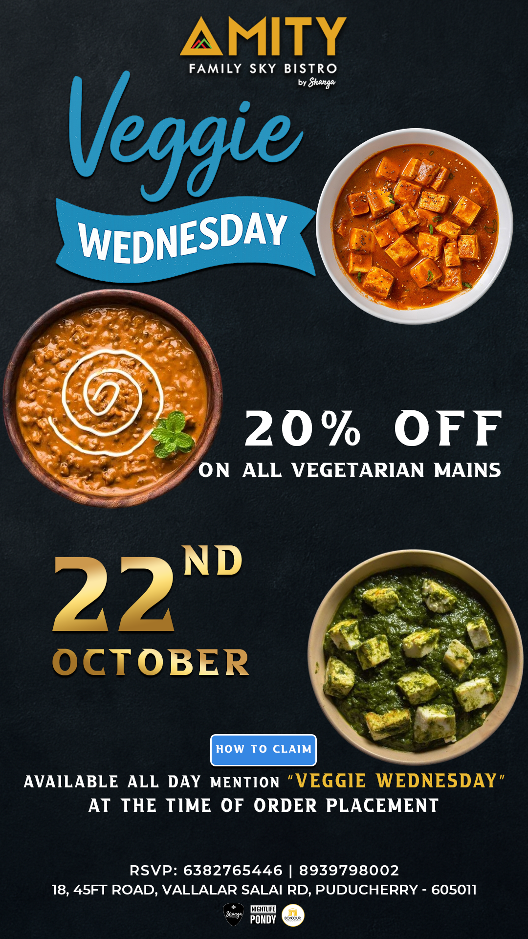 Veggie Wednesday - Amity Sky Bistro