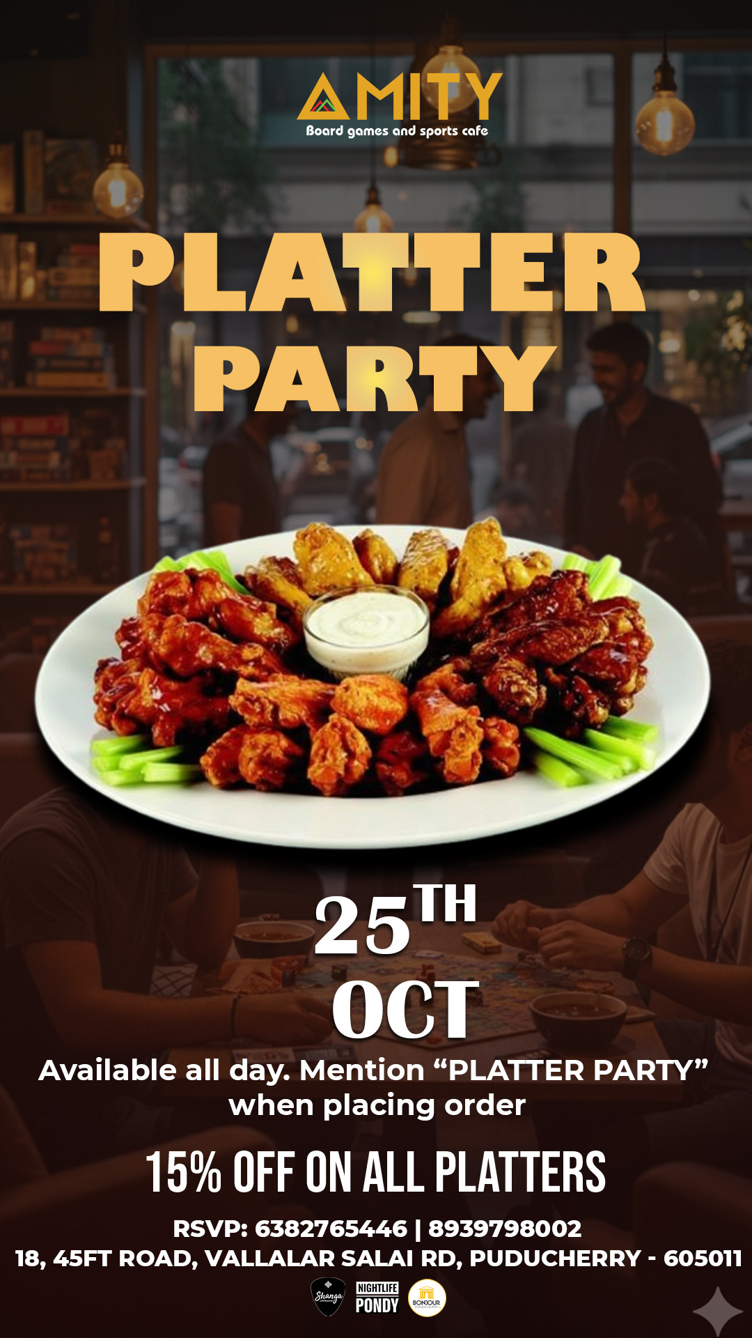 Platter Party - Amity Sports Cafe