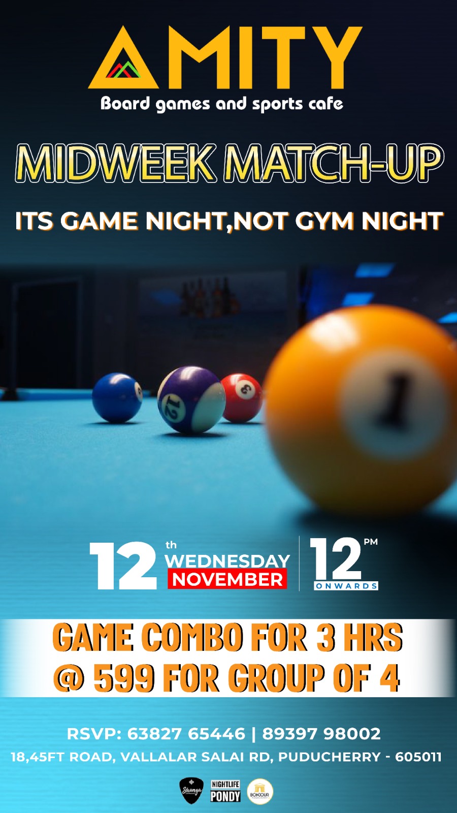Midweek Matchup - Amity Sports Cafe