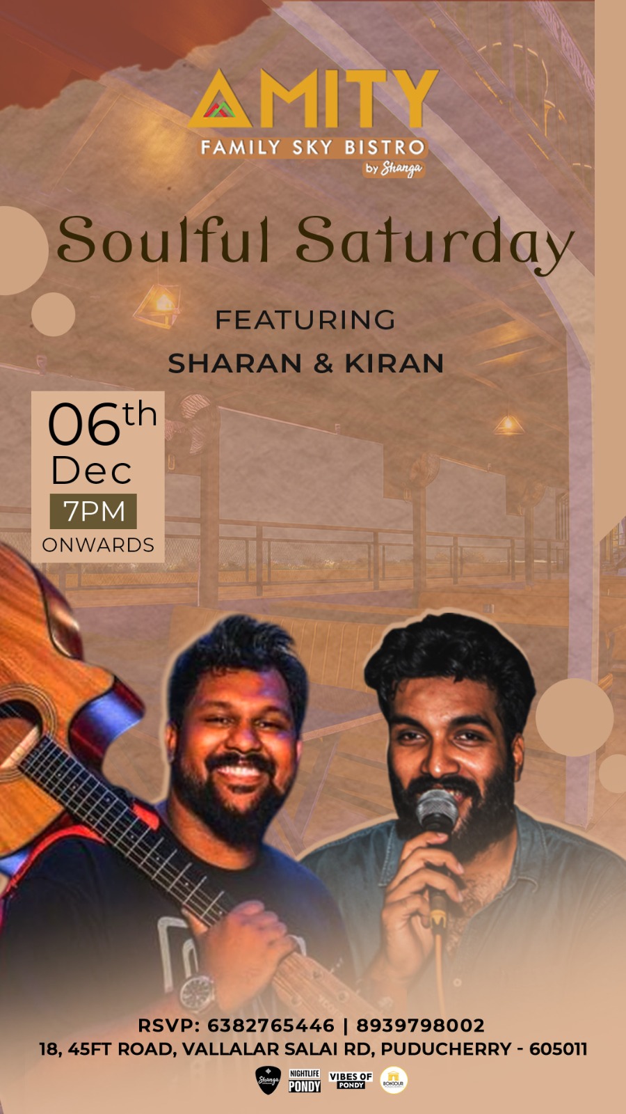 Soulful Saturday - Amity Sky Bistro