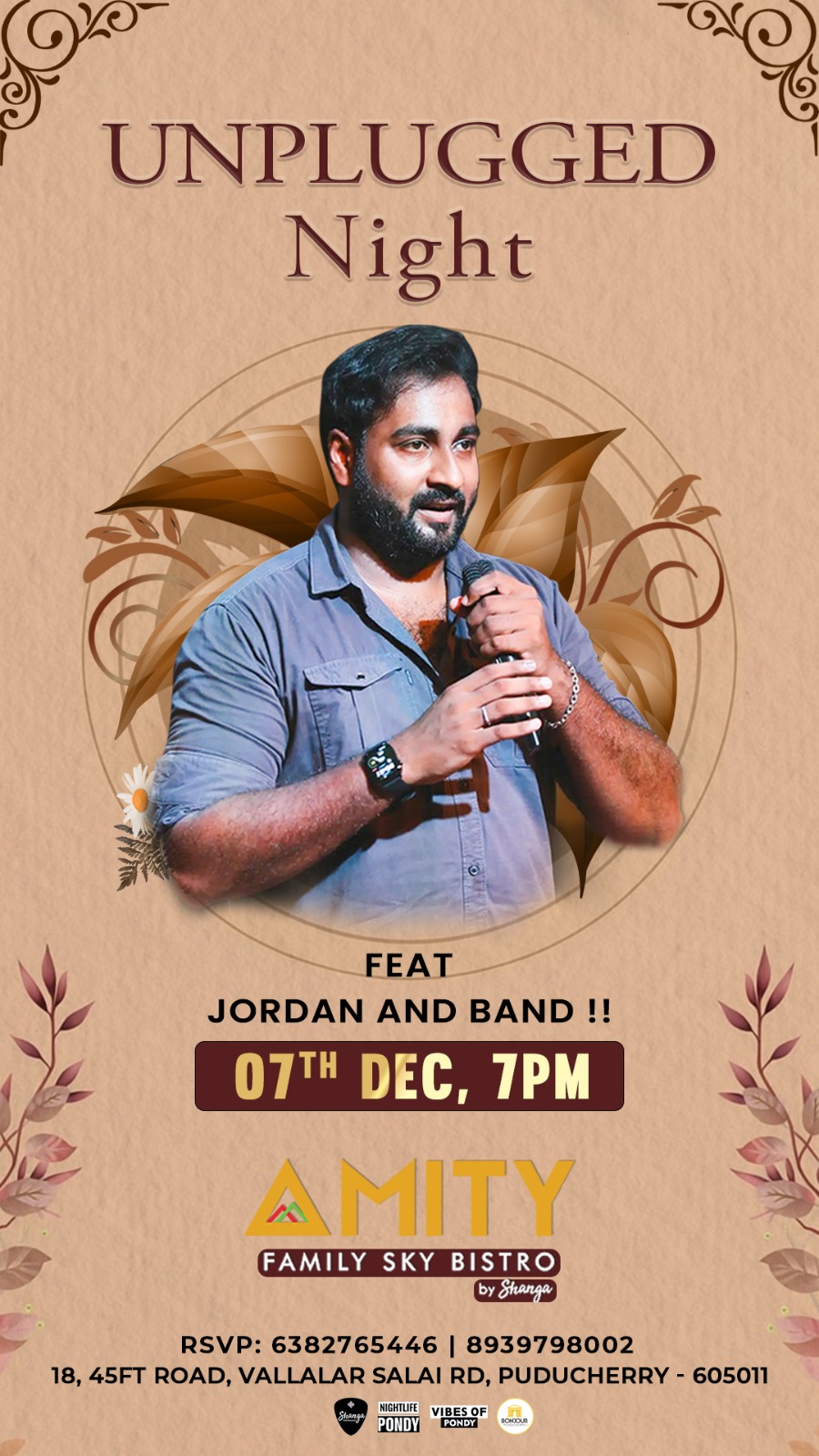 Unplugged Night - Amity Sky Bistro