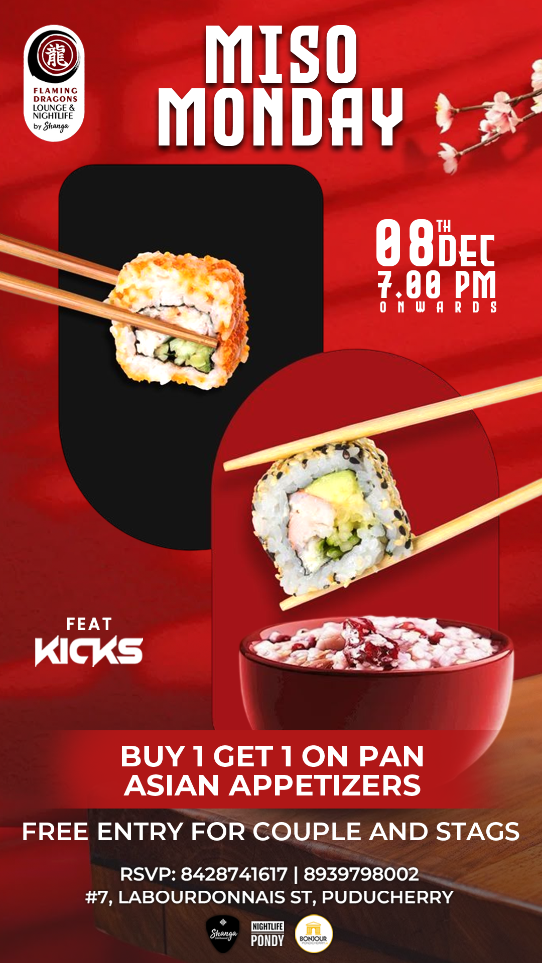 Miso Monday - Flaming Dragons