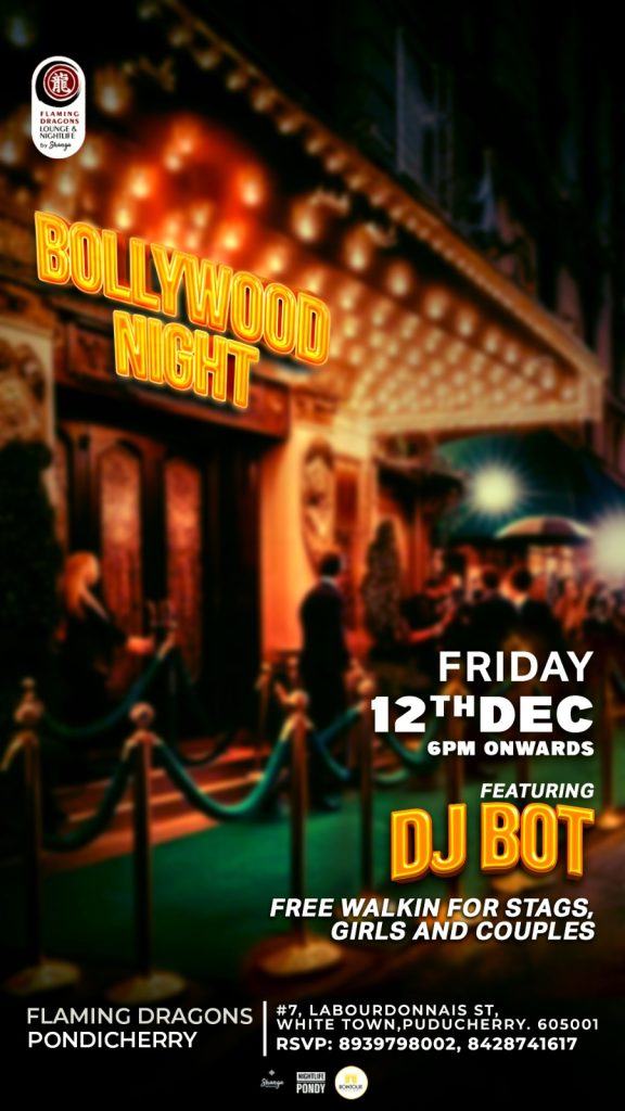 Bollywood Night - Flaming Dragons