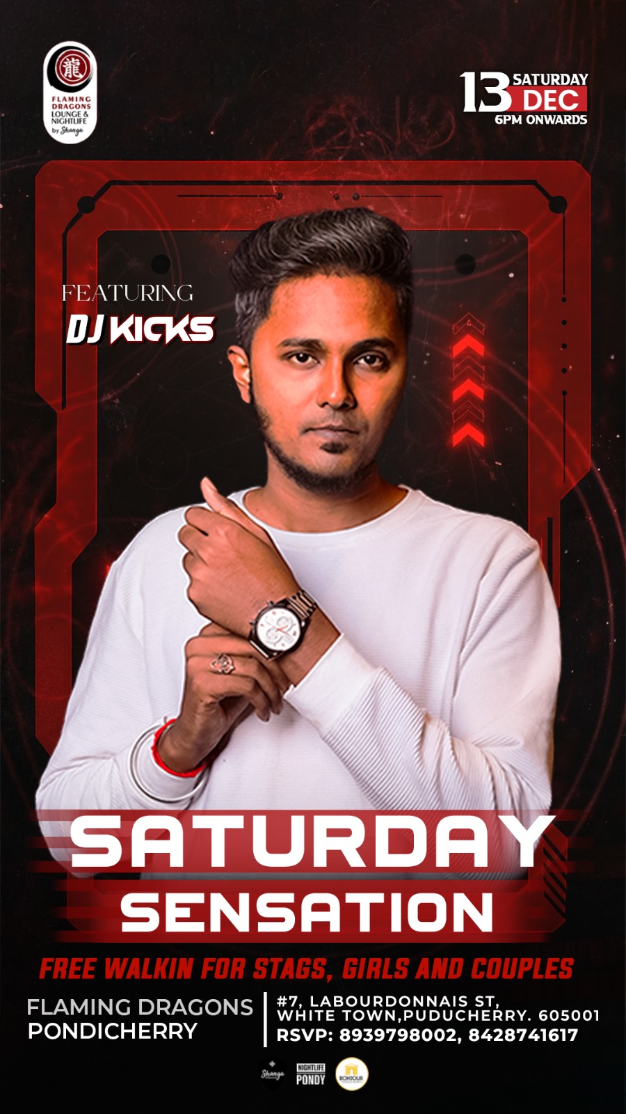 Saturday Sensation - Flaming Dragons