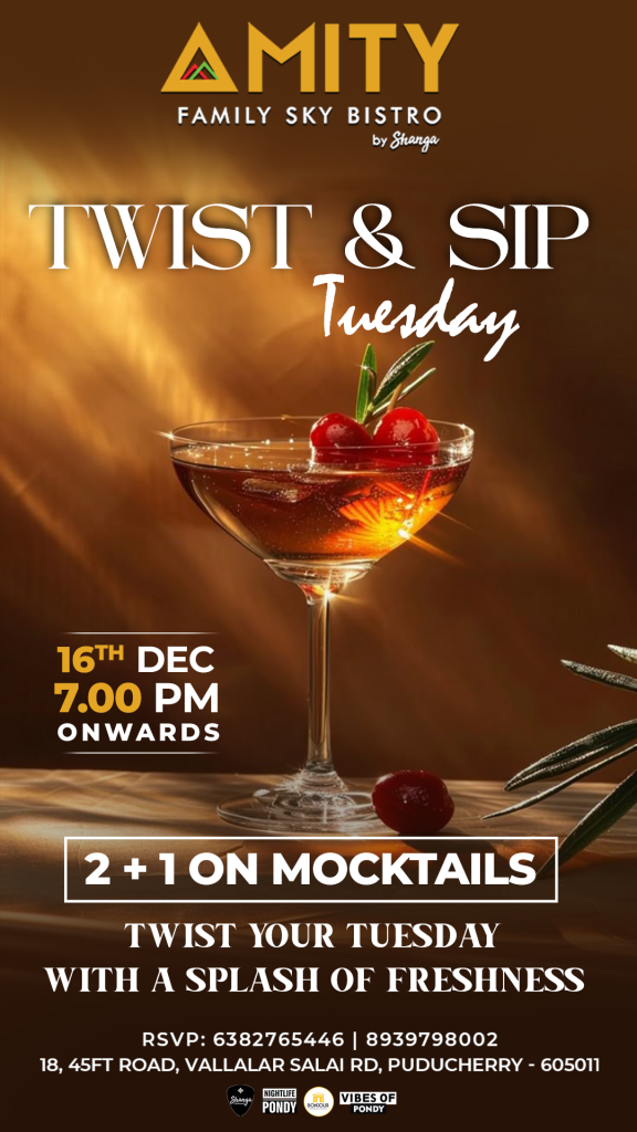 Twist and Sip Tuesday - Amity Sky Bistro