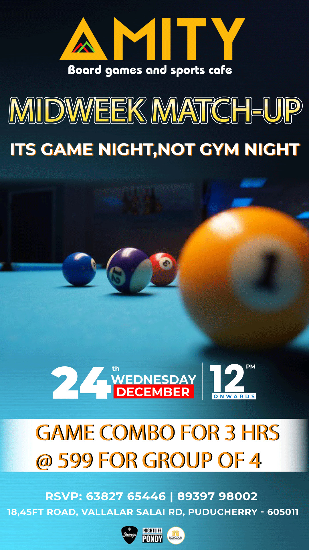 Midweek Matchup - Amity Sports Cafe