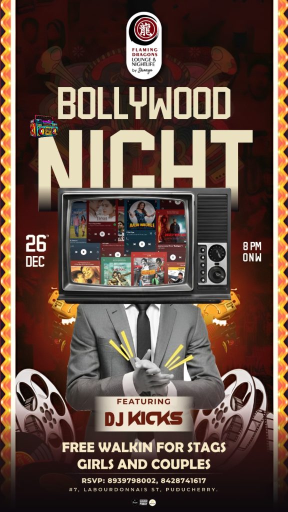 Bollywood Night - Flaming Dragons