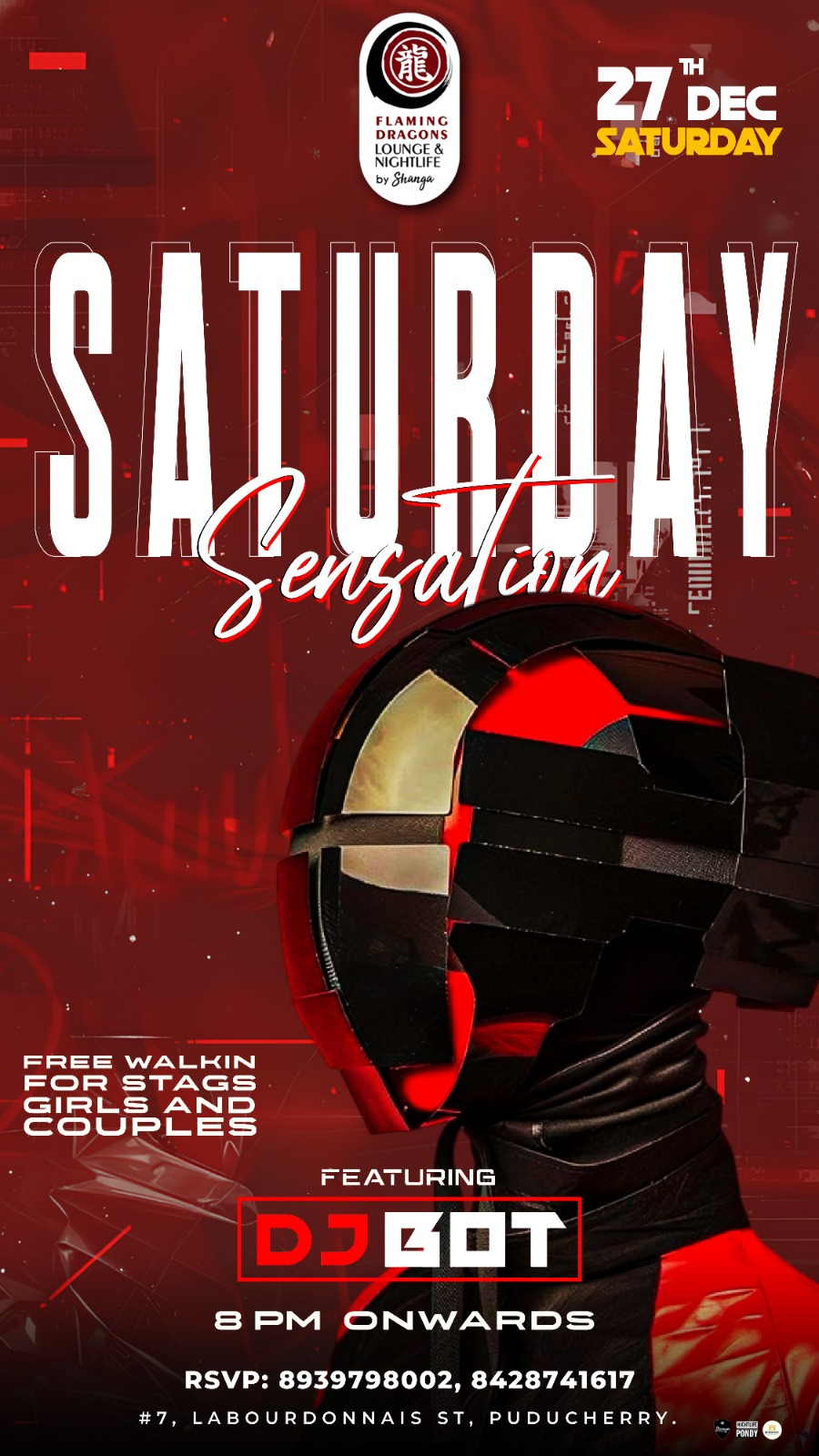 Saturday Sensation - Flaming Dragons