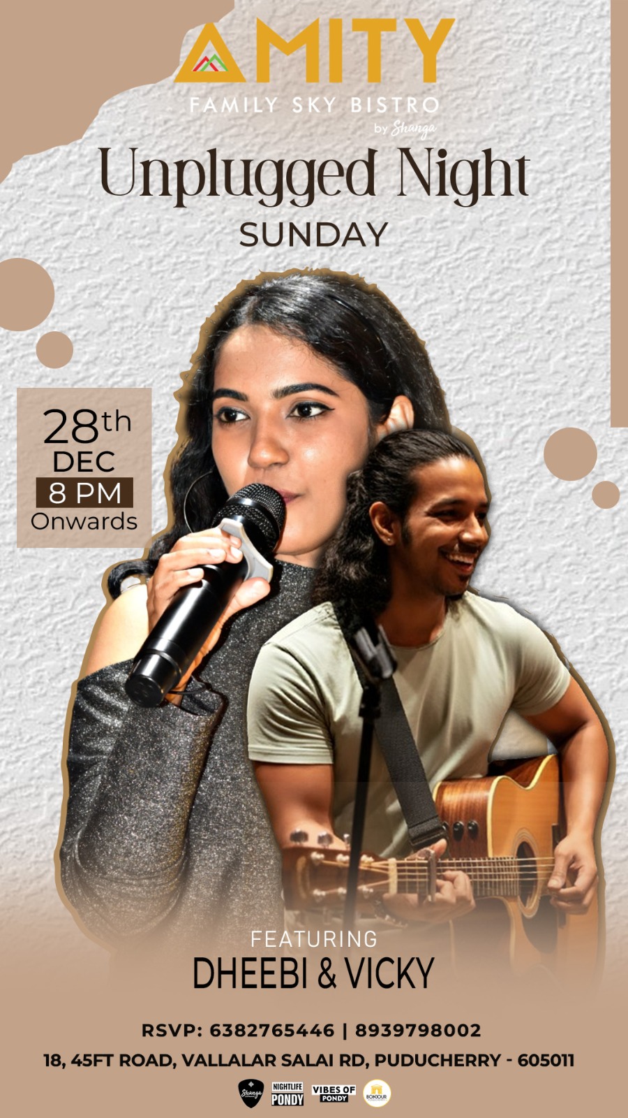 Unplugged Nights - Amity Sky Bistro