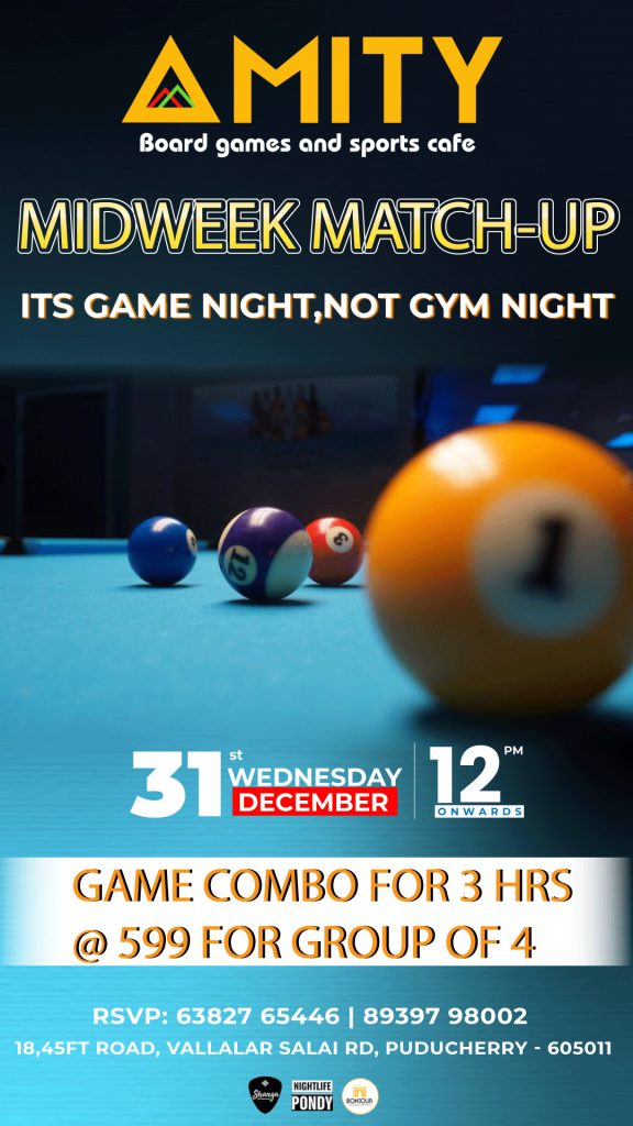 Midweek Match-up - Amity Sports Cafe