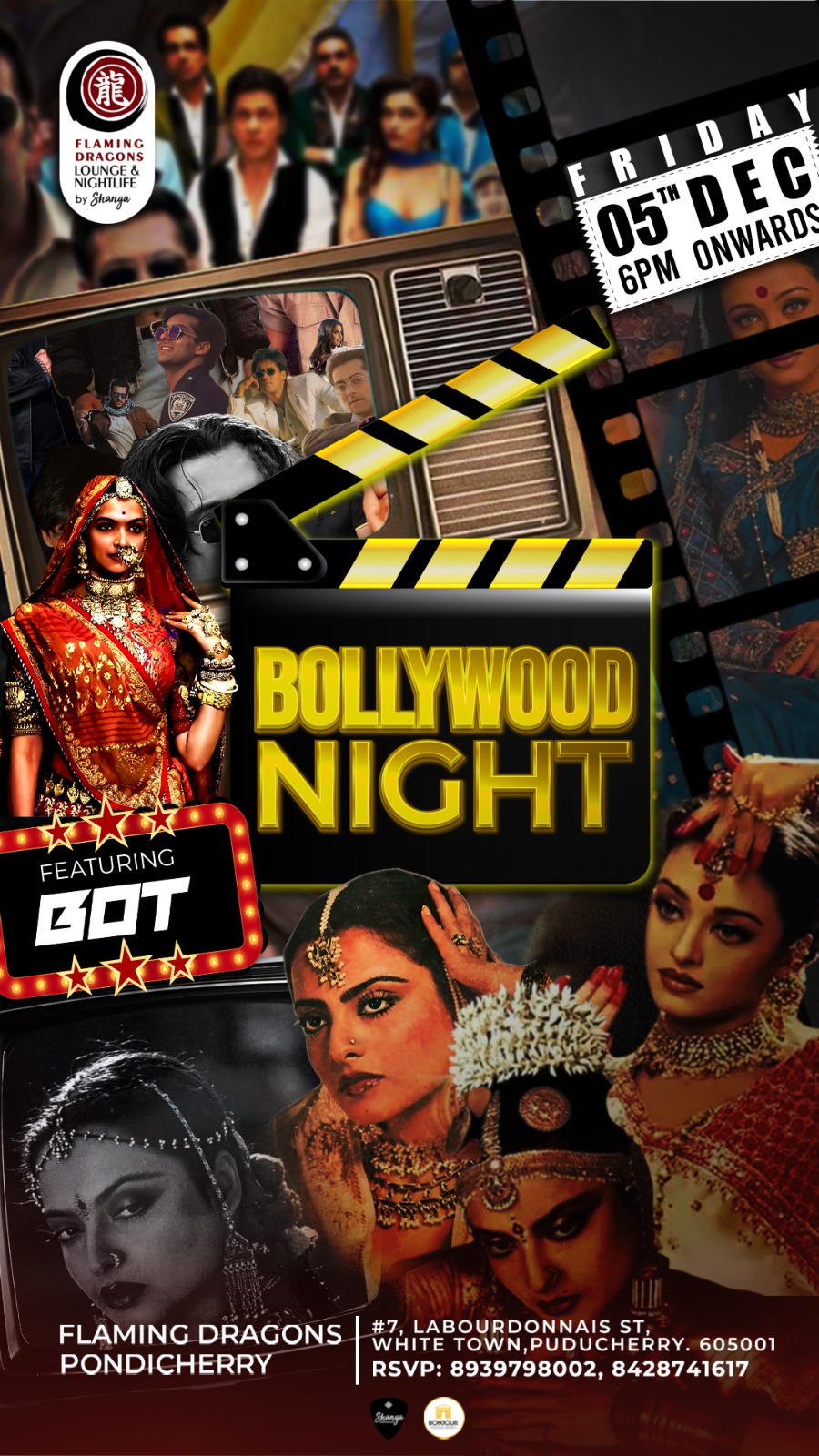 Bollywood Night - Flaming Dragons