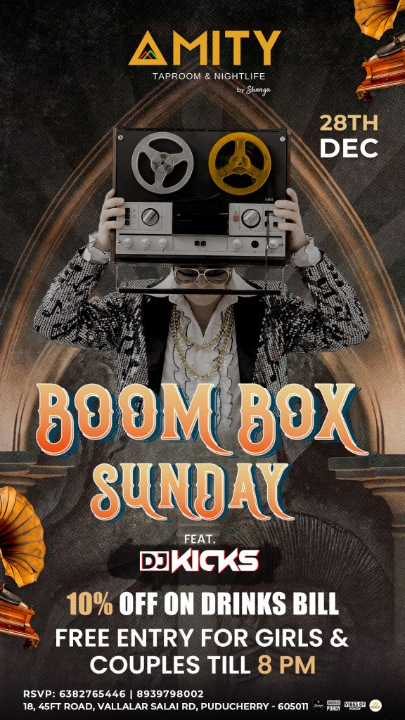 Boombox Sunday - Amity Nightlife