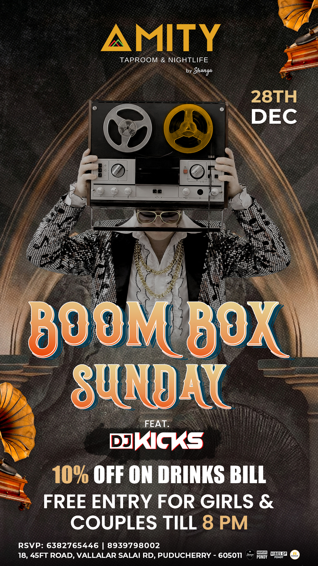 Boombox Sunday - Amity Nightlife