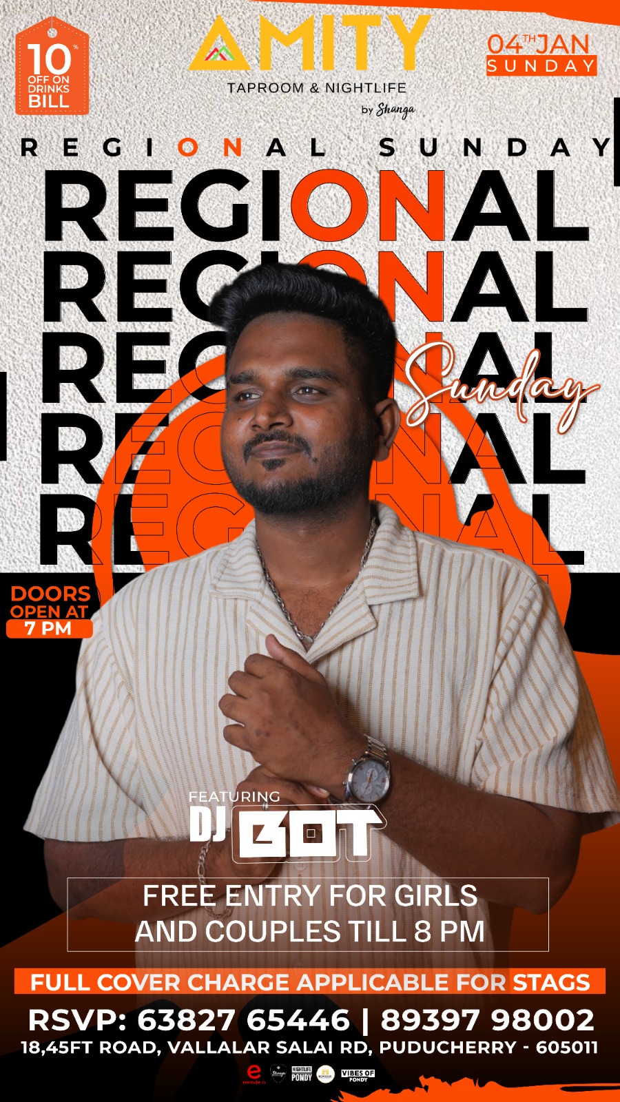 Regional Sunday - Amity Nightlife