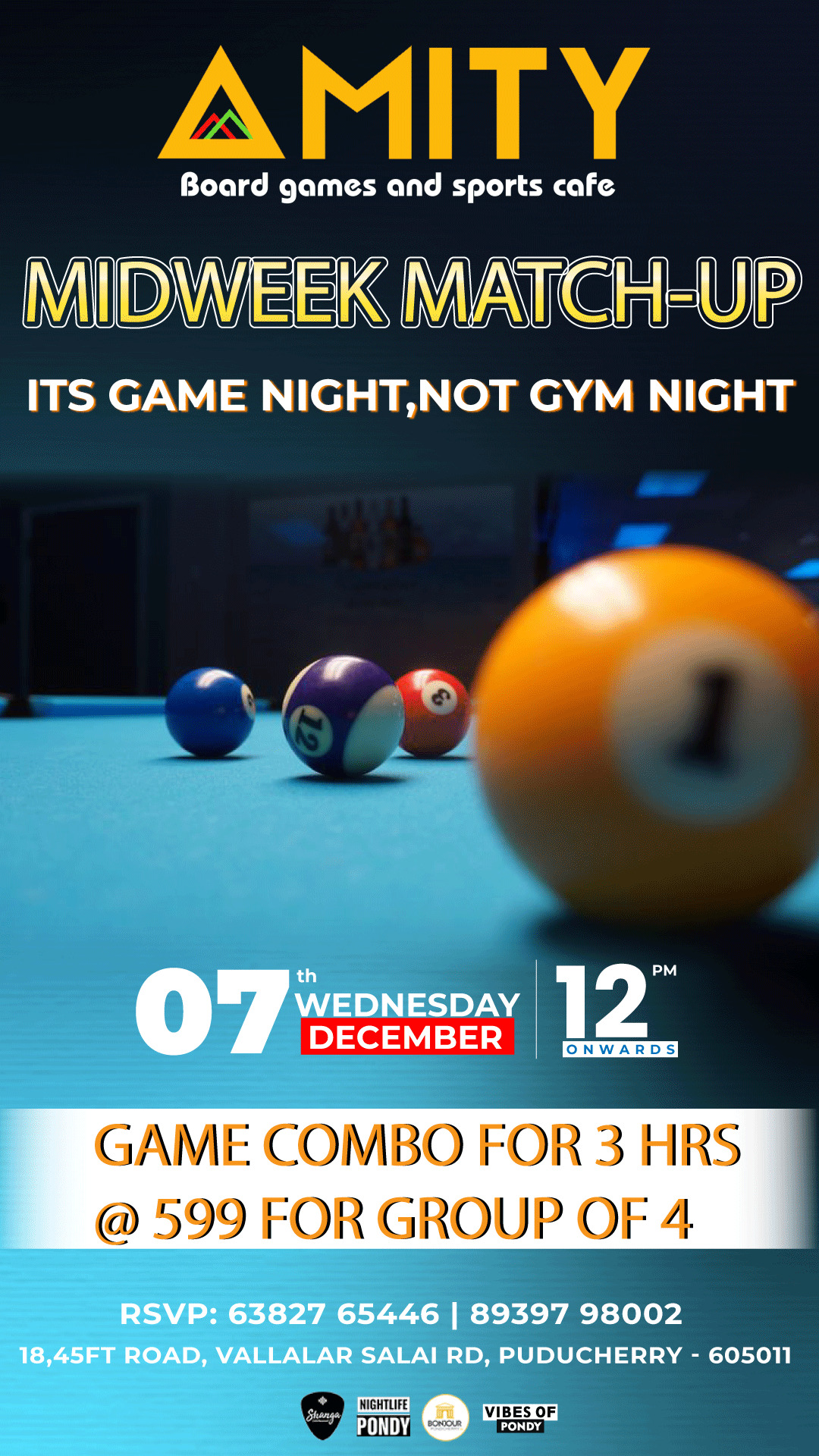 Midweek Matchup - Amity Sports Cafe