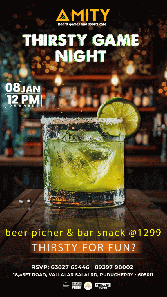 Thursday Game Night - Amity Sports Cafe