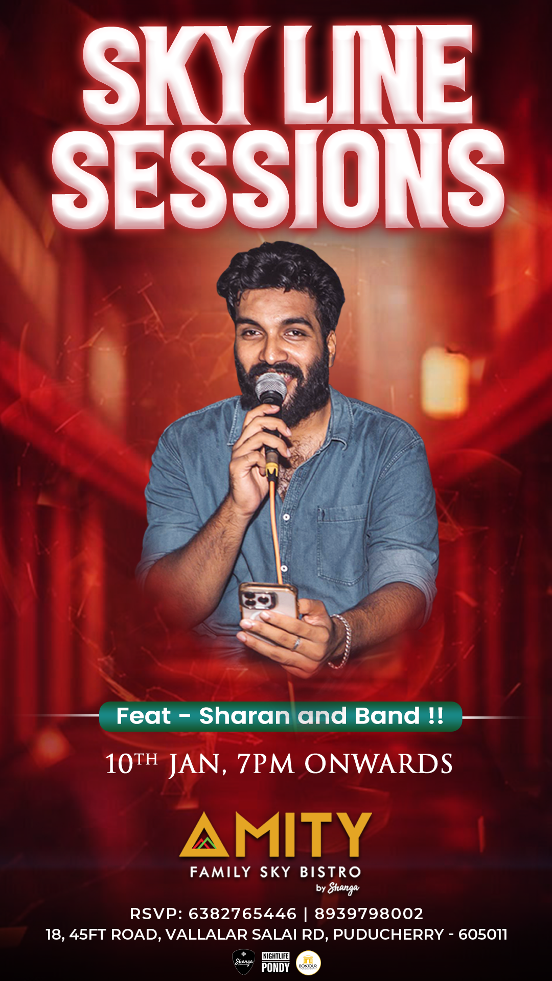 Sky Line Sessions - Amity Sky Bistro