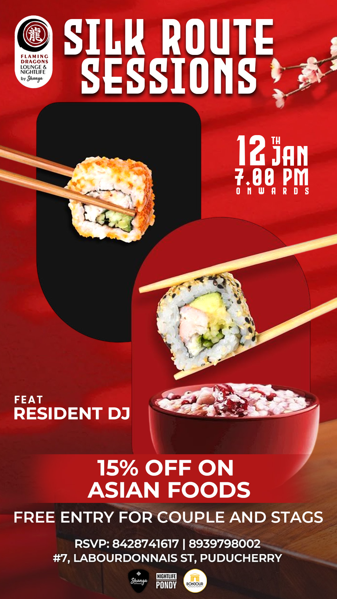 Silk Route Sessions - Flaming Dragons