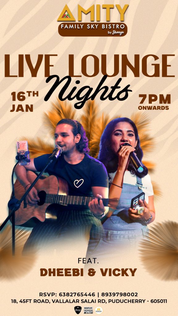 Live Lounge Nights - Amity Sky Bistro