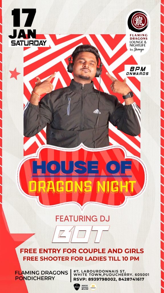 House of Dragons - Flaming Dragons