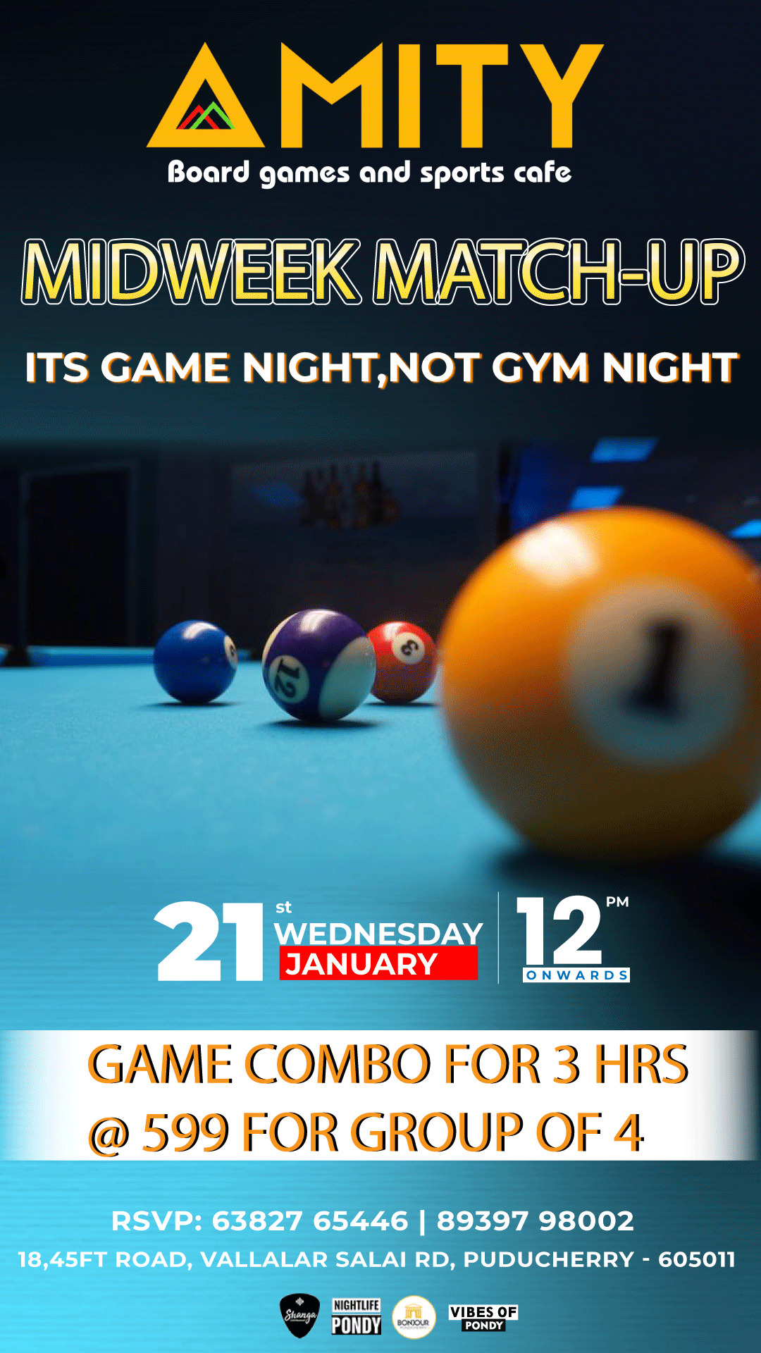 Midweek Matchup - Amity Sports Cafe