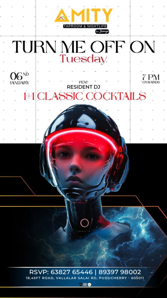 Turn Me Off on Tuesday - Amity Nightlife