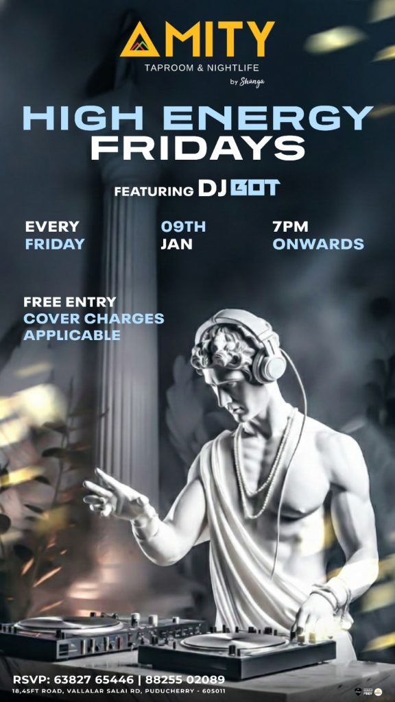 High Energy Fridays - Amity Sports Cafe