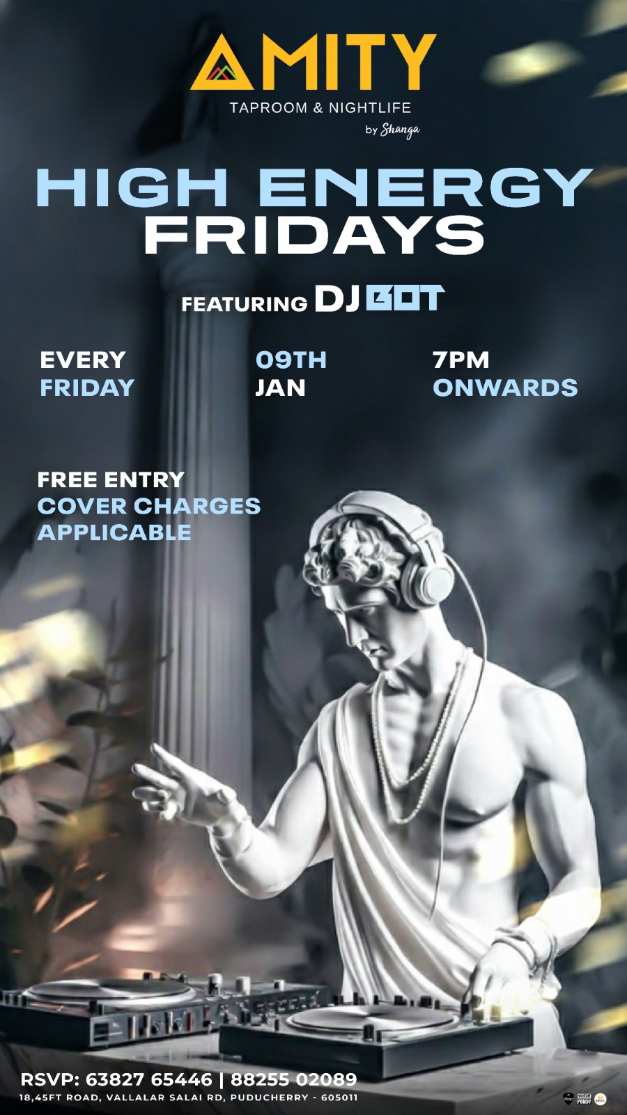 High Energy Fridays - Amity Sports Cafe