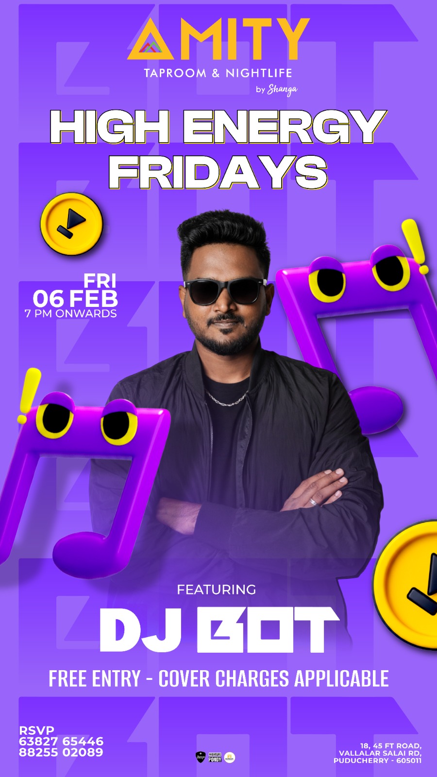 High Energy Fridays - Amity Nightlife