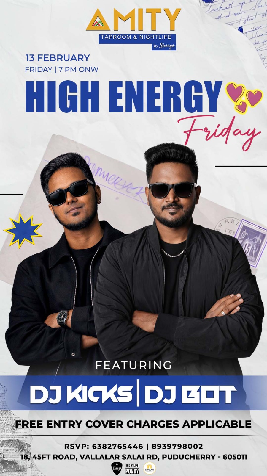 High Energy Friday - Amity Nightlife
