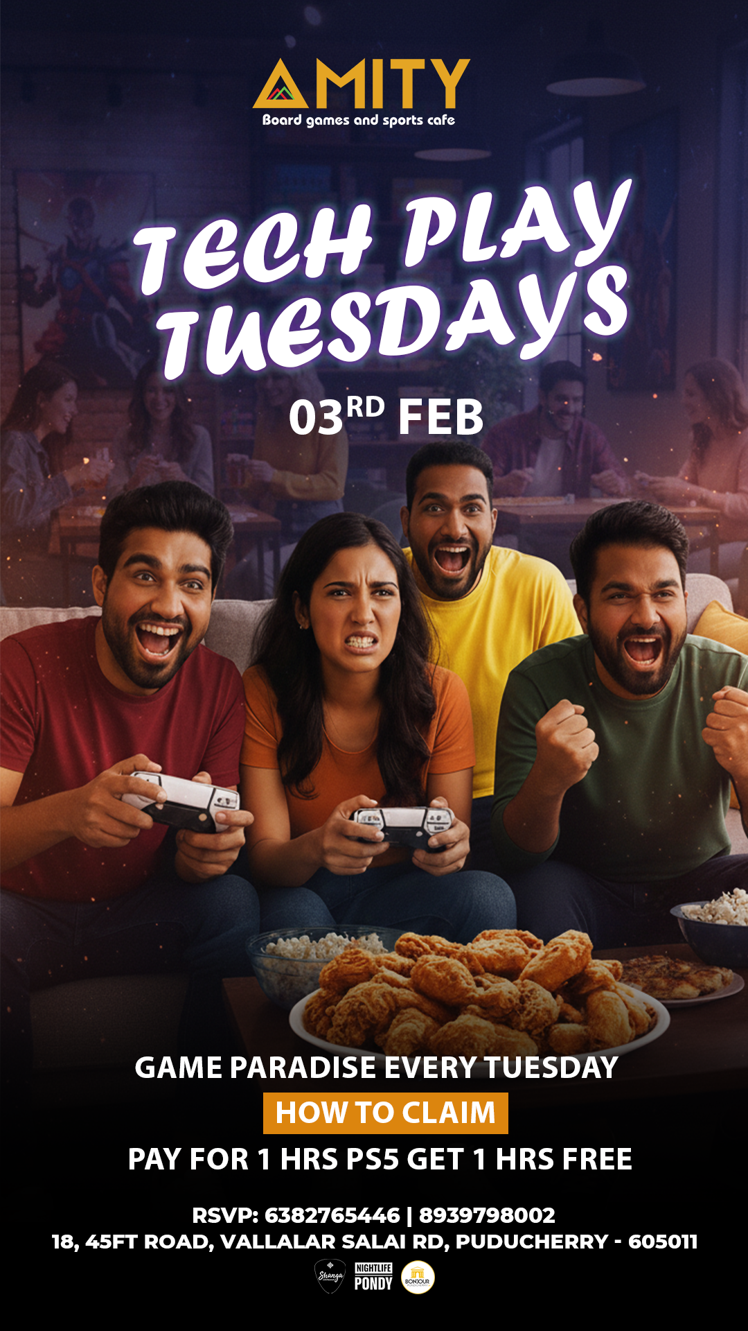 Tech Play Tuesdays - Amity Sports Cafe