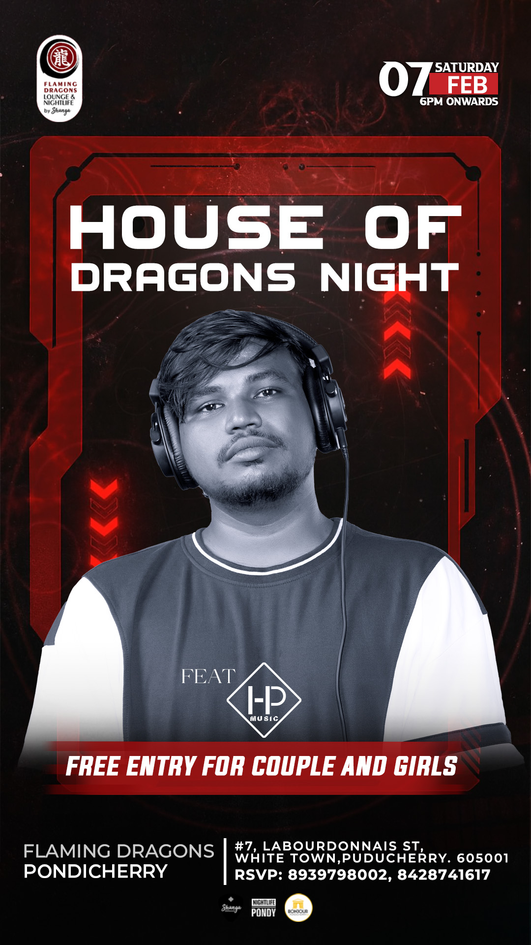 House of Dragons Night - Flaming Dragons