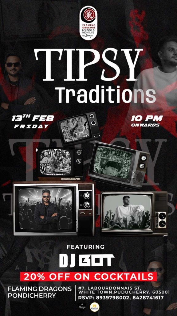 Tipsy Tradations - Flaming Dragons