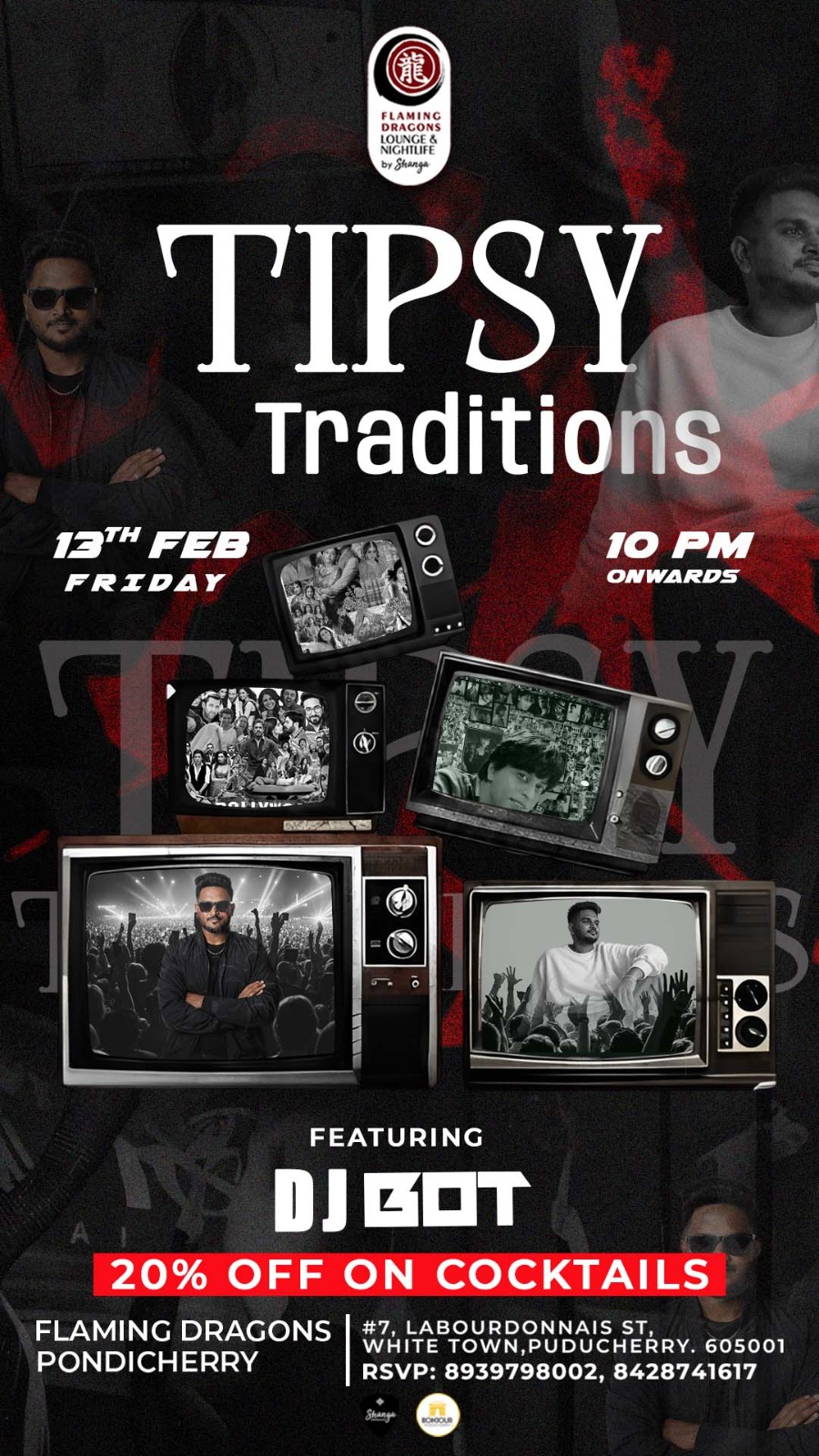 Tipsy Tradations - Flaming Dragons