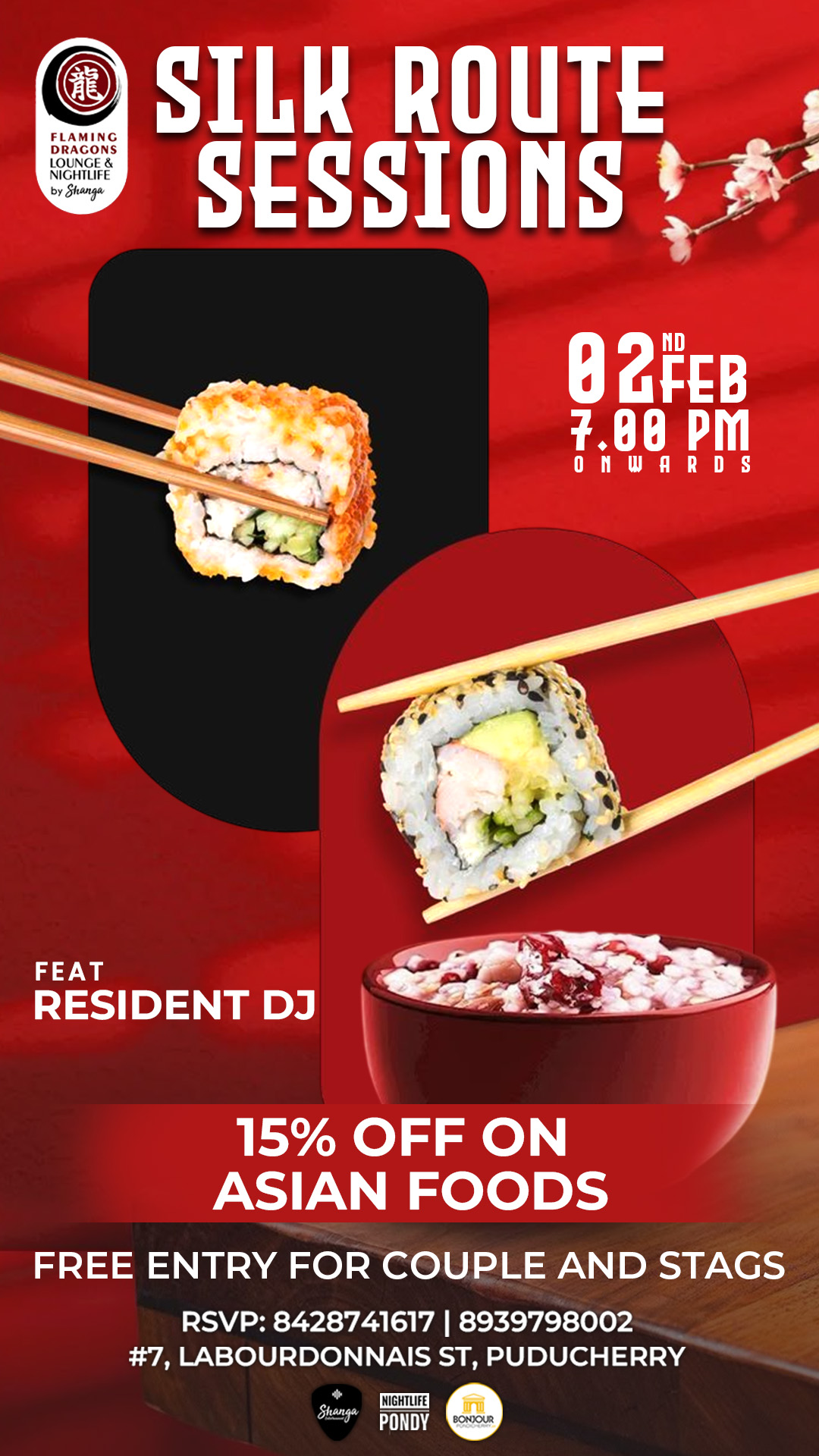 Silk Route Sessions - Flaming Dragons